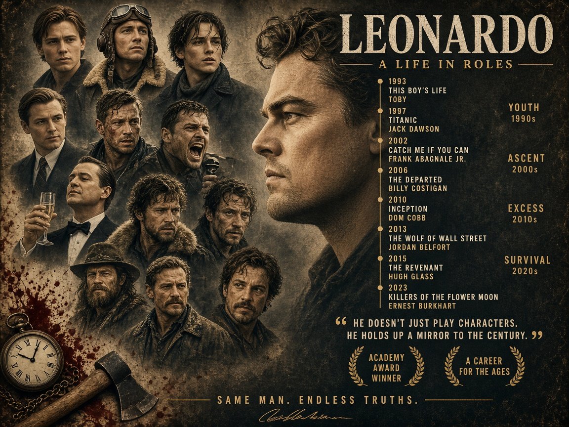 Leonardo Life in Roles Poster
