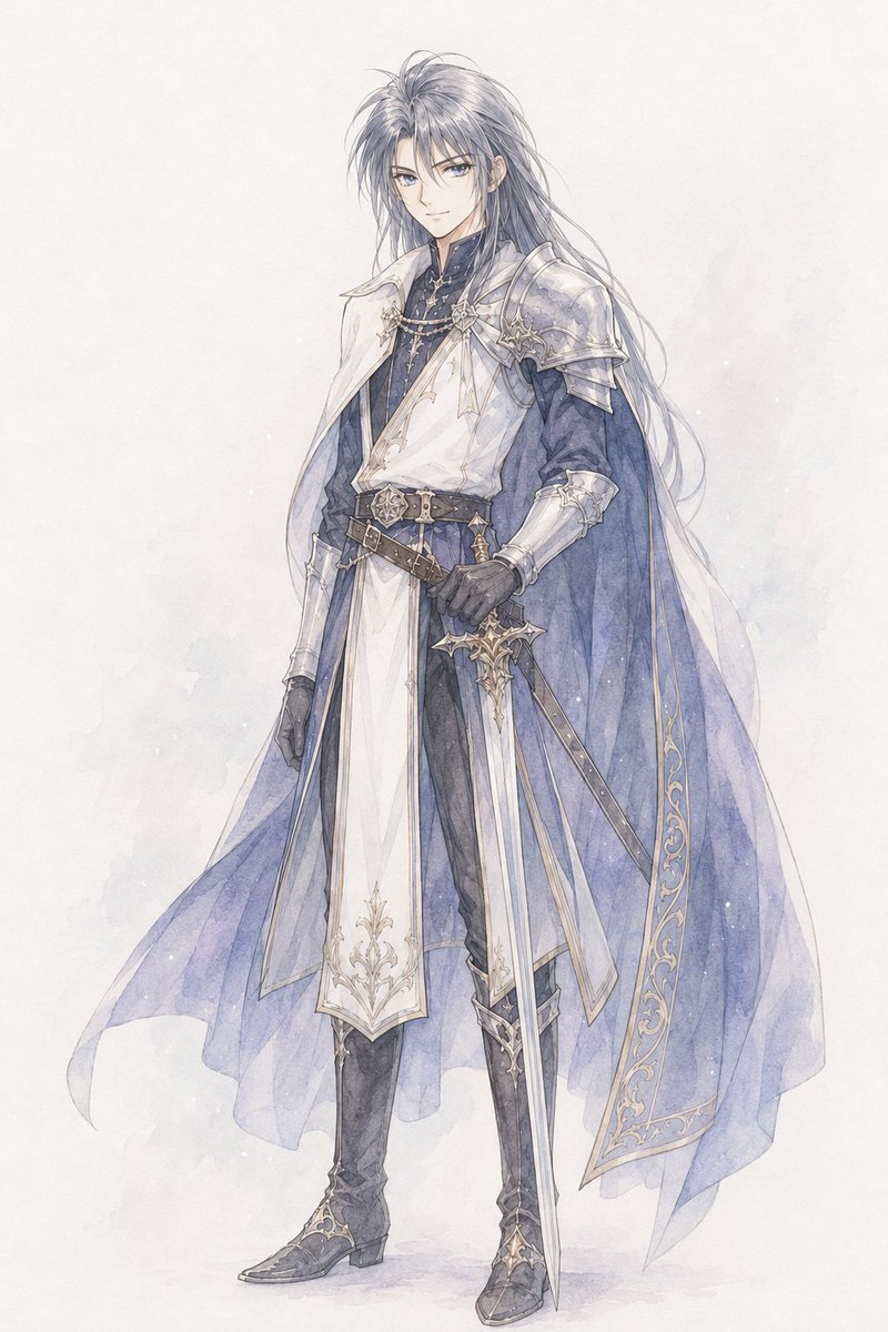 Fantasy Knight From Sketch Reference
