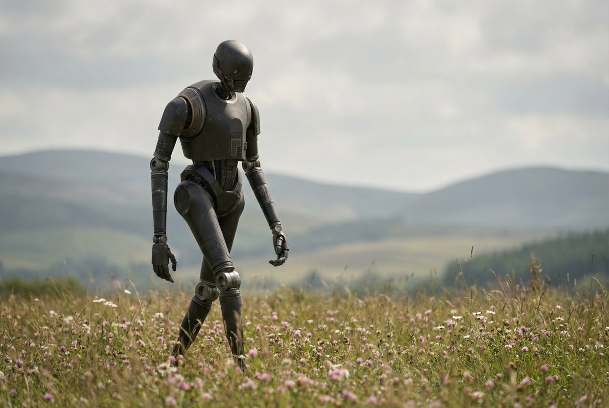 Comic / Storyboard - Cinematic Android in Nature - Image 1