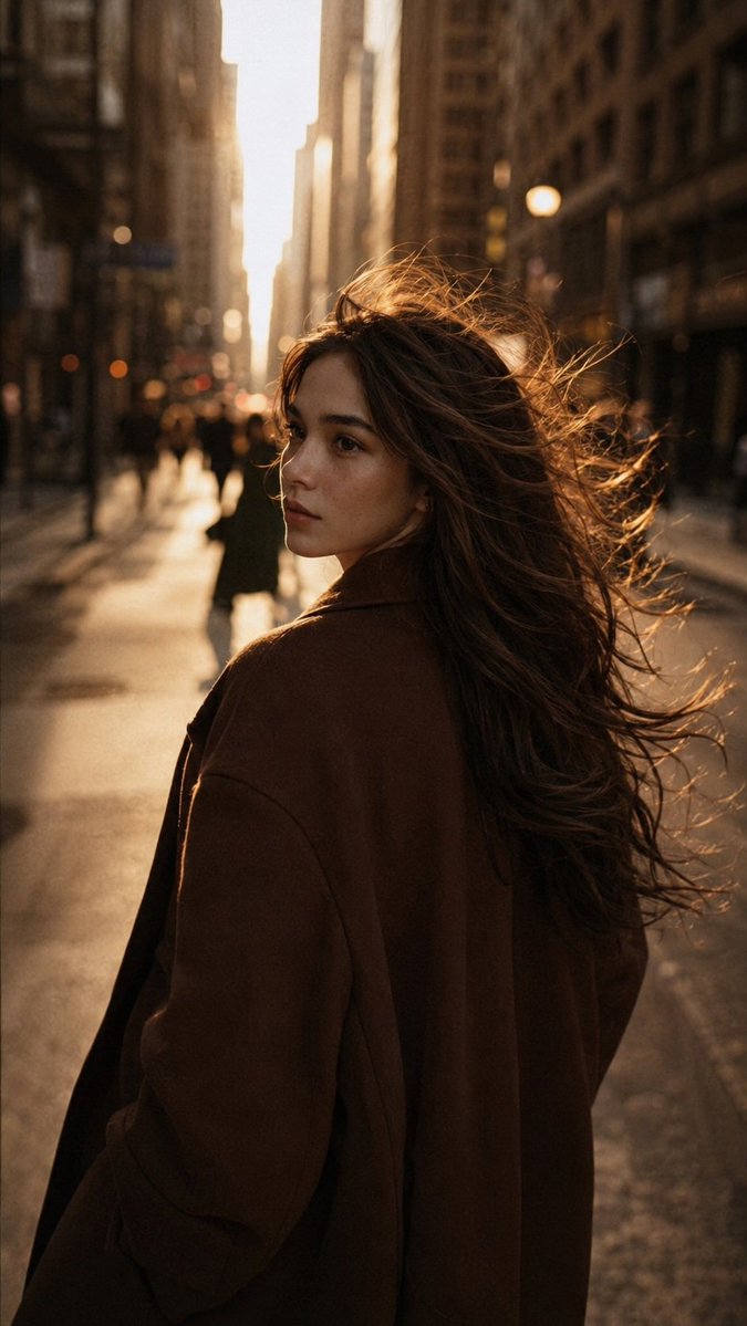 Cinematic Street Photography Portrait