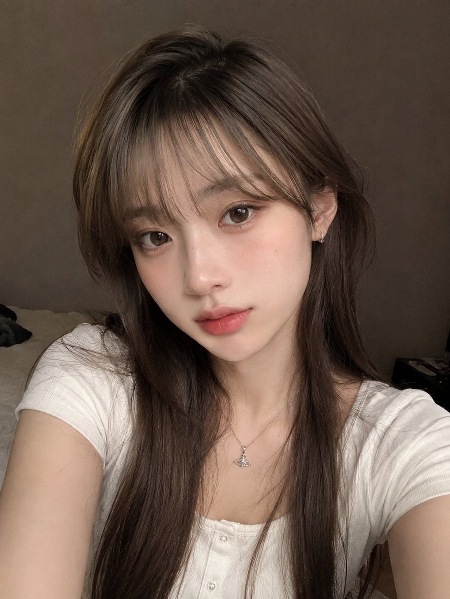 Indoor Front-Camera Selfie Portrait