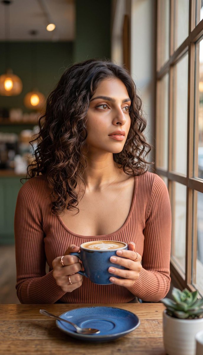Boutique Cafe Twilight Portrait