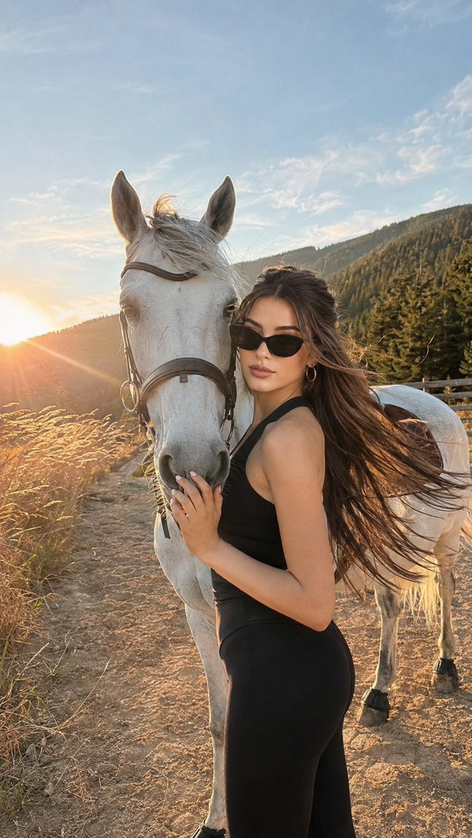 Expensive Lifestyle Equestrian Portrait