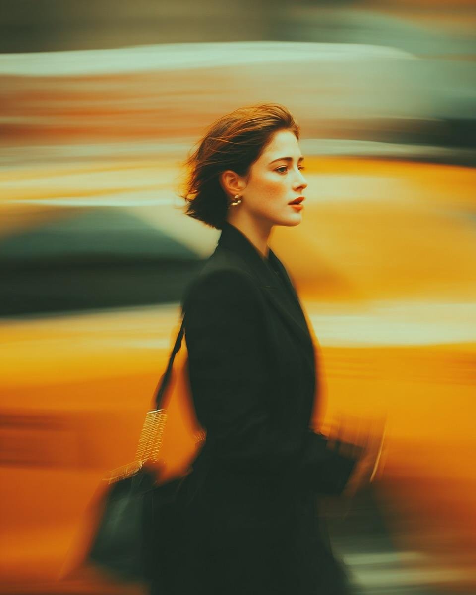 Cinematic Urban Fashion Portrait