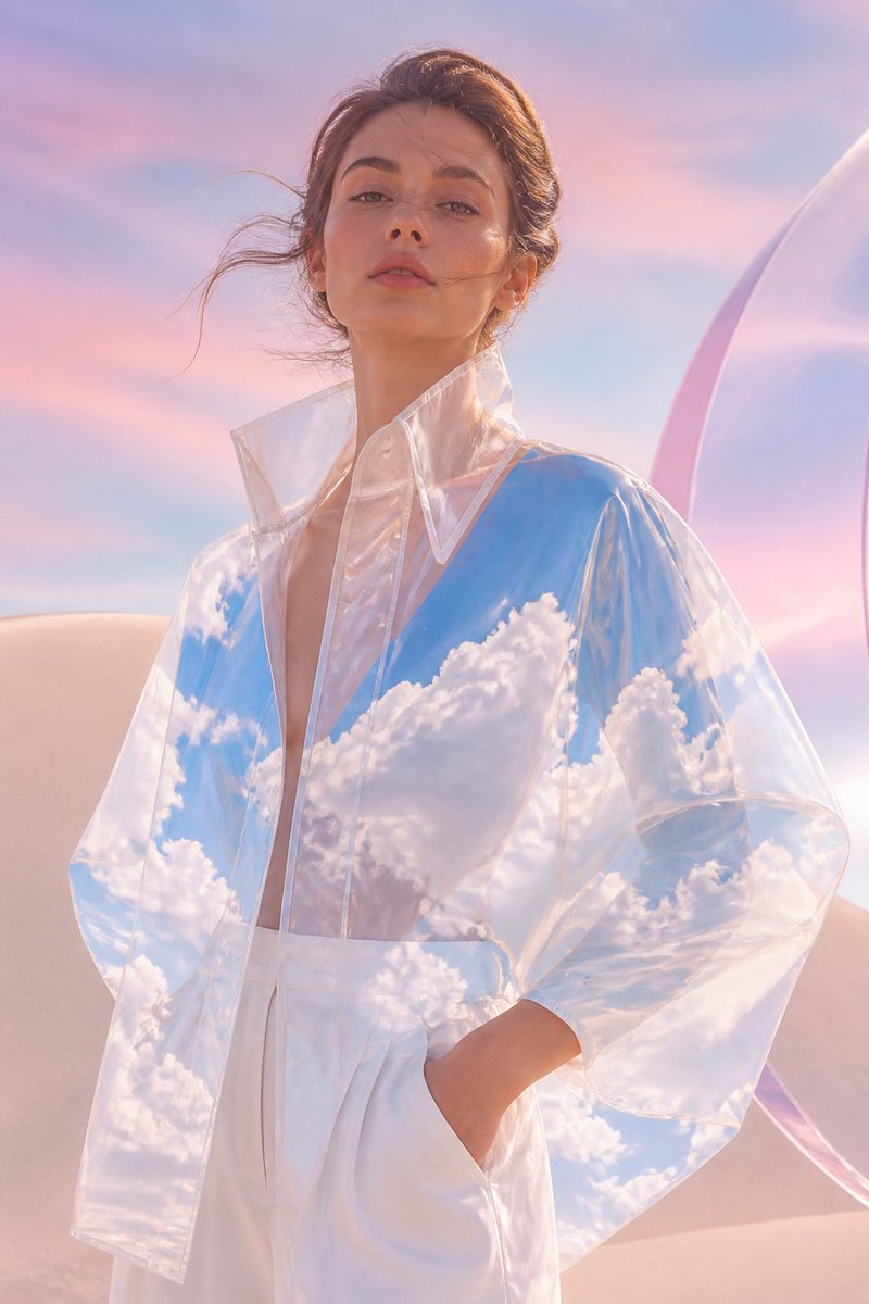 Transparent Sky Jacket Fashion