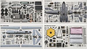 Knolling Teardown Diagram — Knolling teardown — {argument name="subject" default="CyberTruck"} ({argument name="subject type" default="EV"}), top-down orthograp