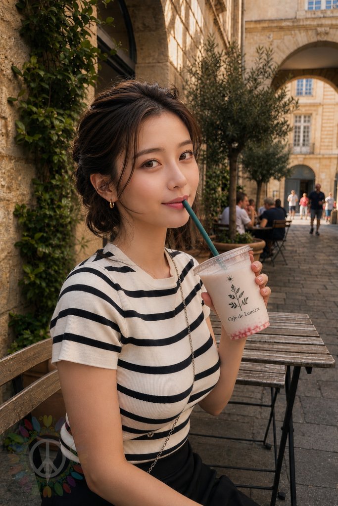 European Café Portrait
