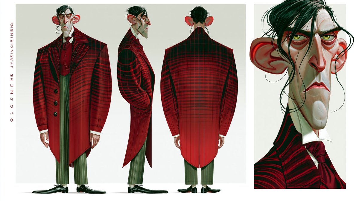Gothic Villain Character Sheet