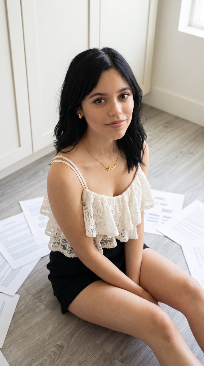 Profile / Avatar - Jenna Ortega Indoor Lifestyle Portrait - Image 1