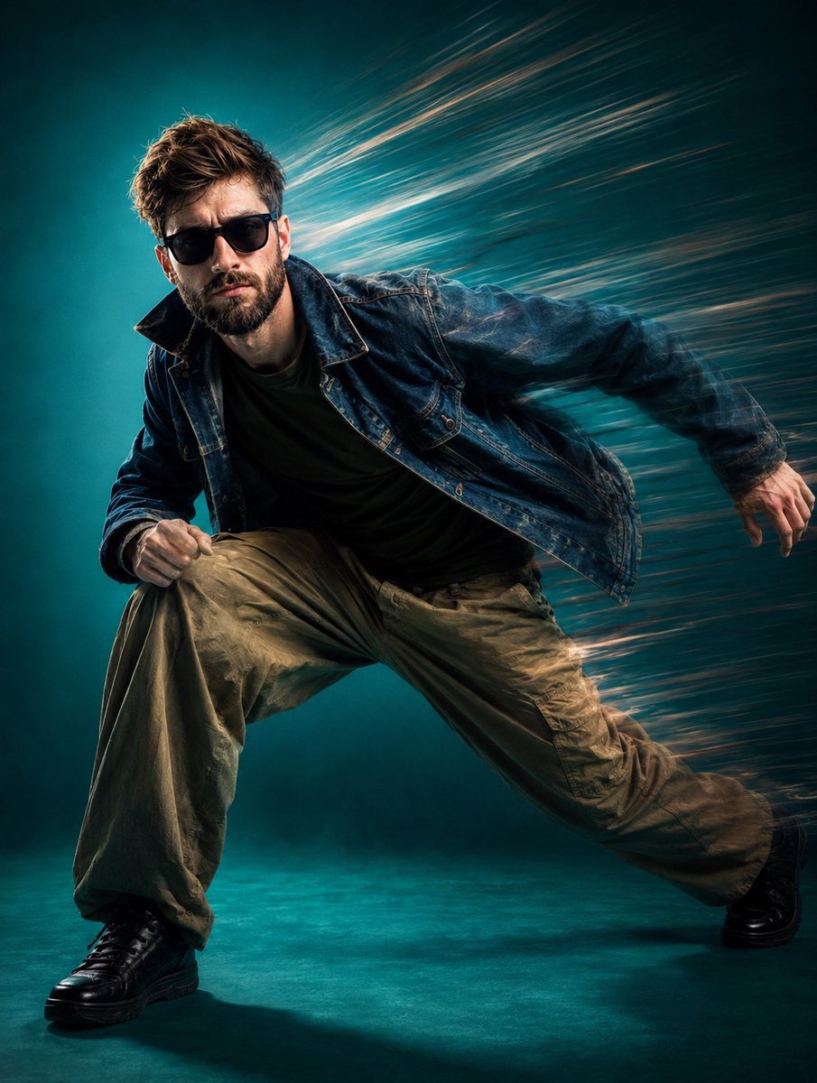 Dynamic Motion Fashion Editorial