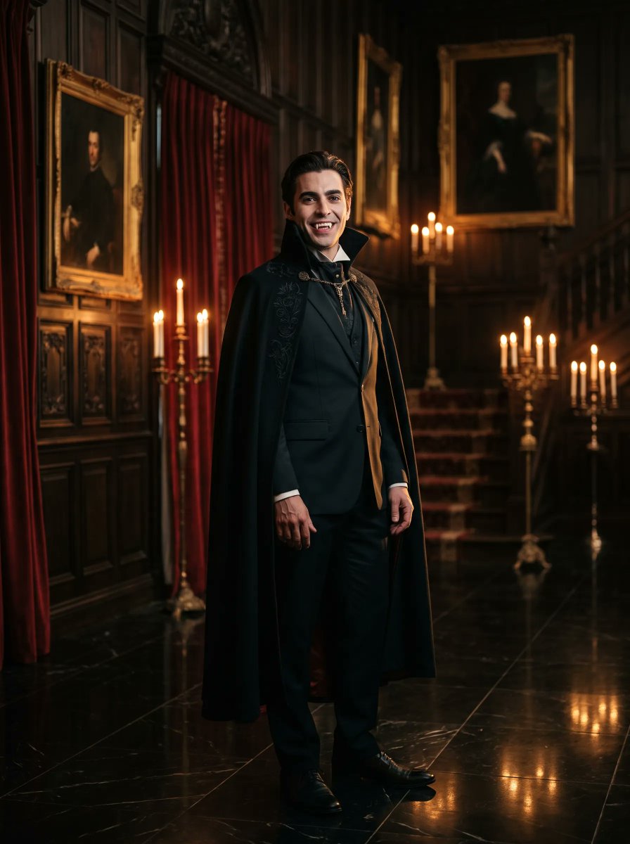 Gothic Vampire Noble Portrait