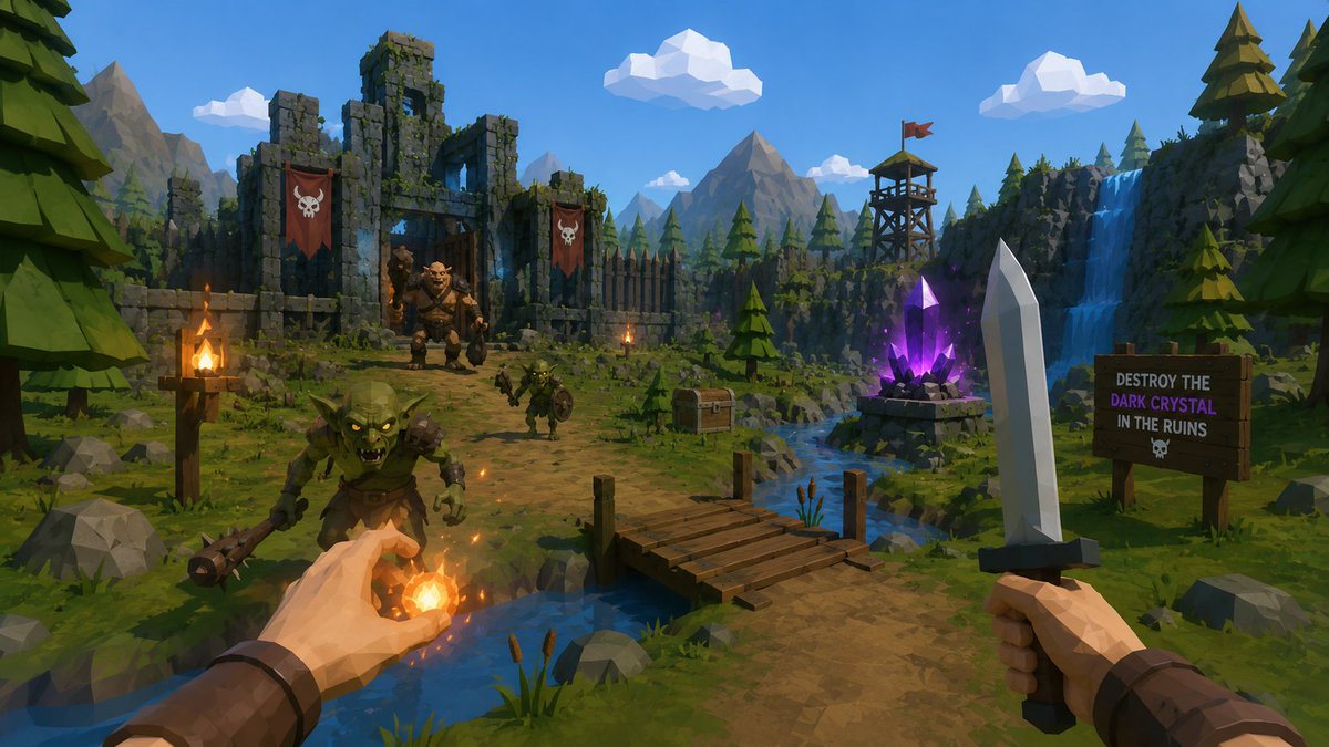 Low-Poly Fantasy Quest Screenshot