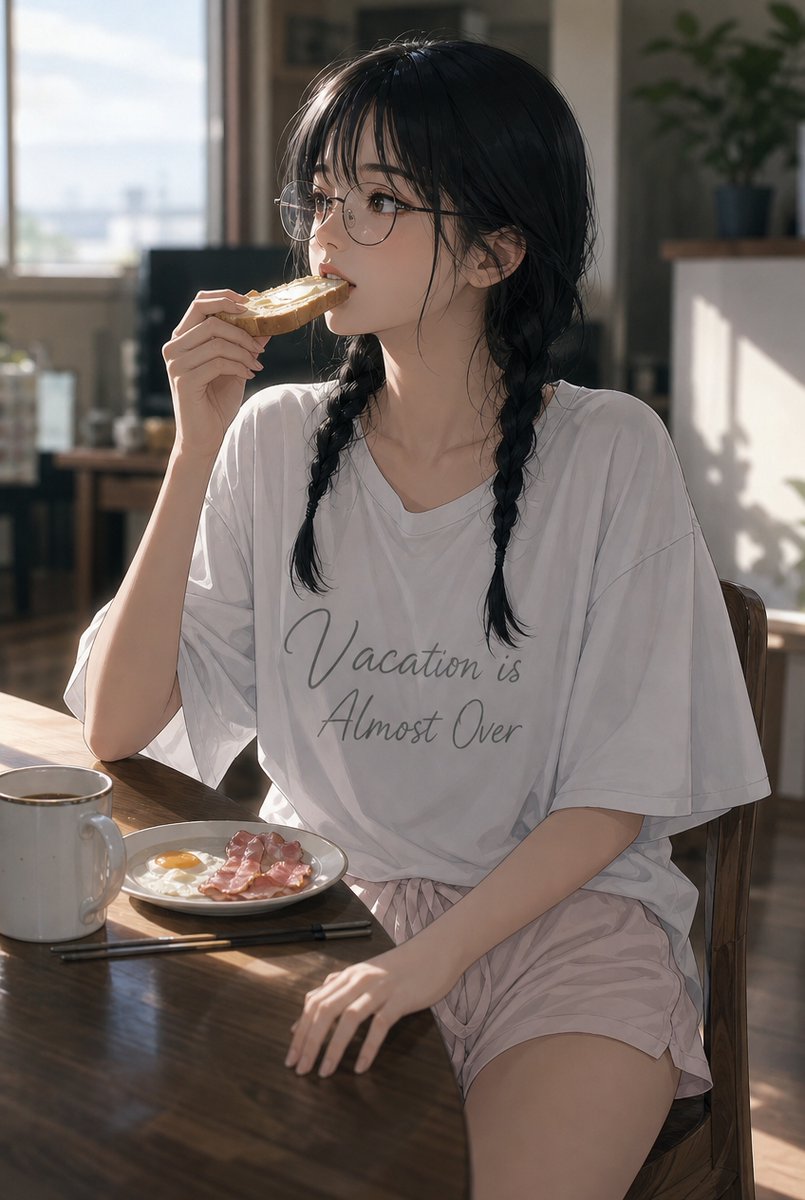Sunlit Breakfast Anime Portrait