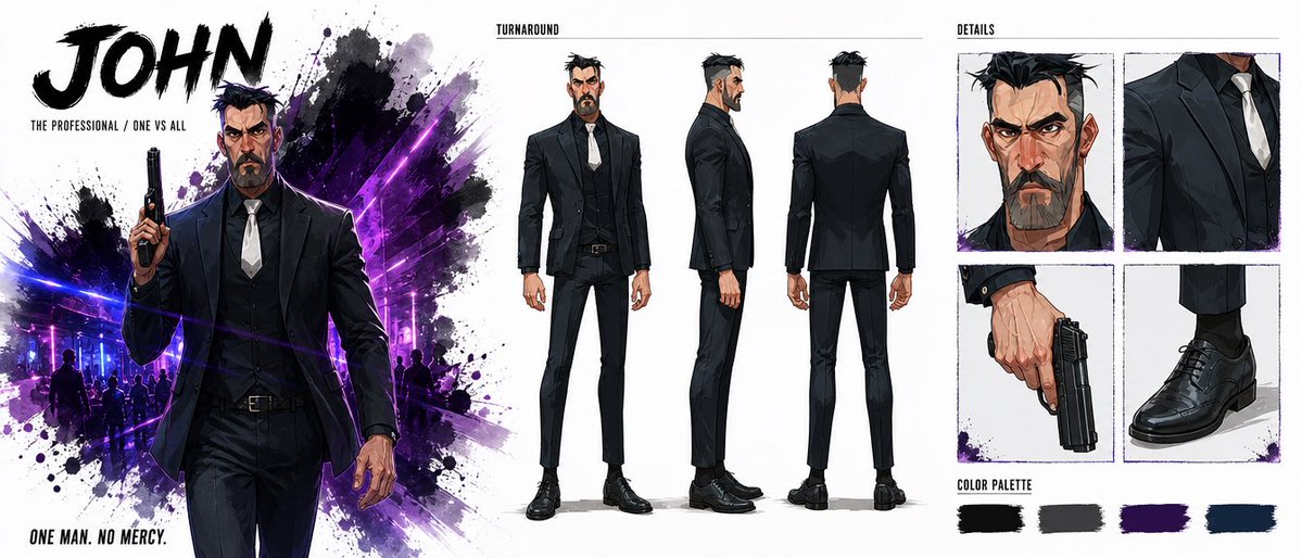 Noir Assassin Character Sheet