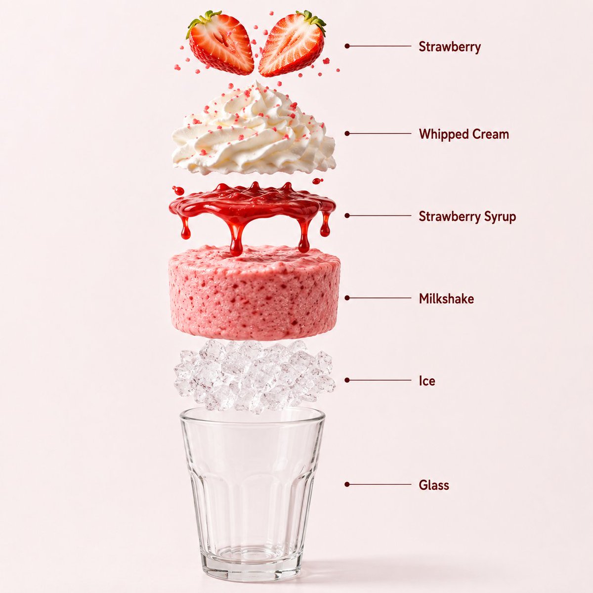 Infographic / Edu Visual - Milkshake Product Infographic - Image 1