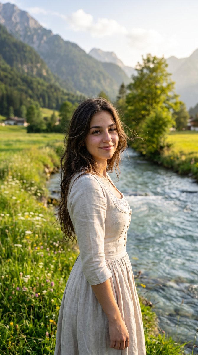 Profile / Avatar - Cinematic Rural Village Portrait - Image 1