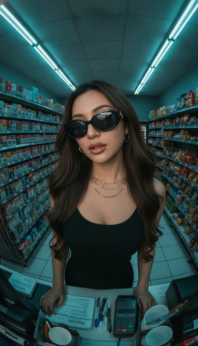 Profile / Avatar - Fisheye Convenience Store Portrait - Image 2