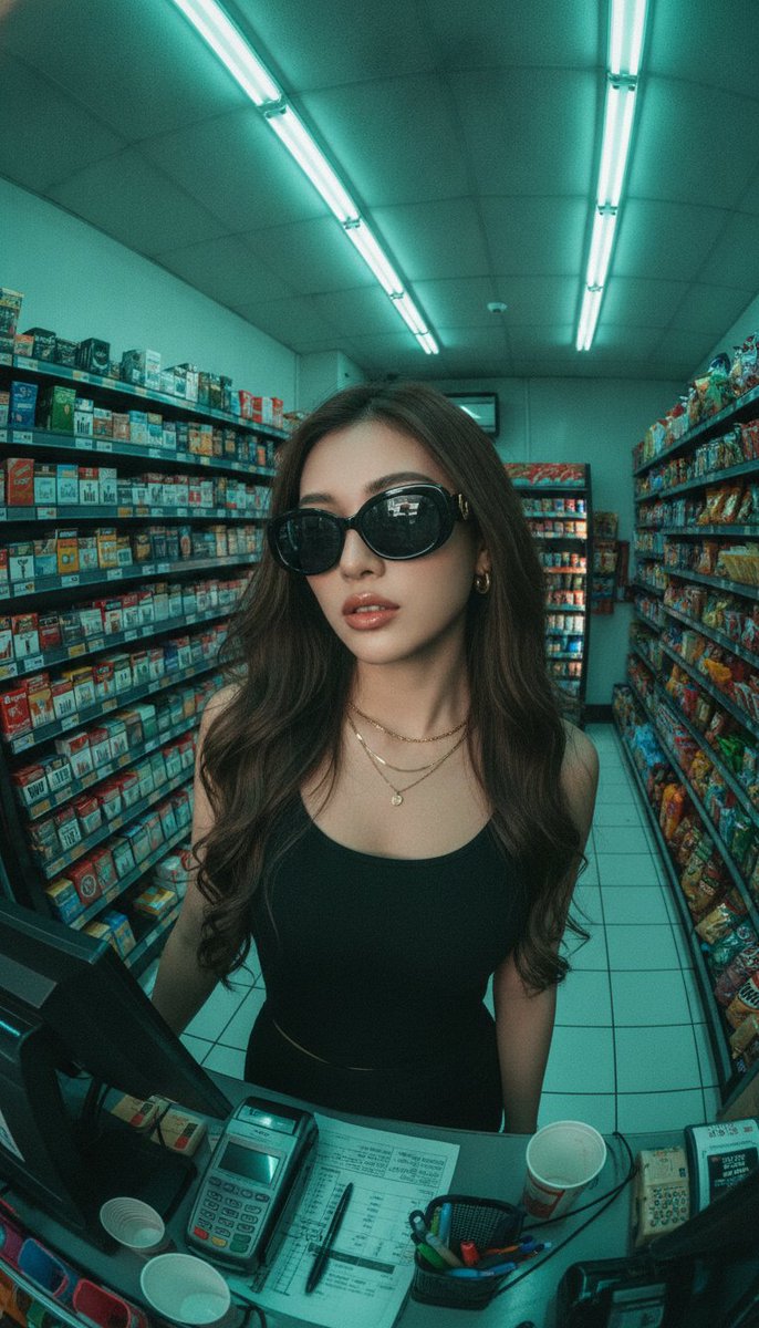 Profile / Avatar - Fisheye Convenience Store Portrait - Image 3
