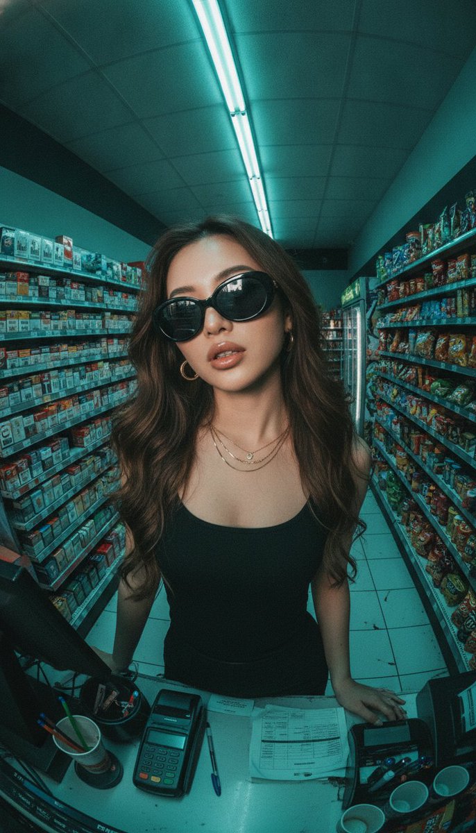 Profile / Avatar - Fisheye Convenience Store Portrait - Image 4