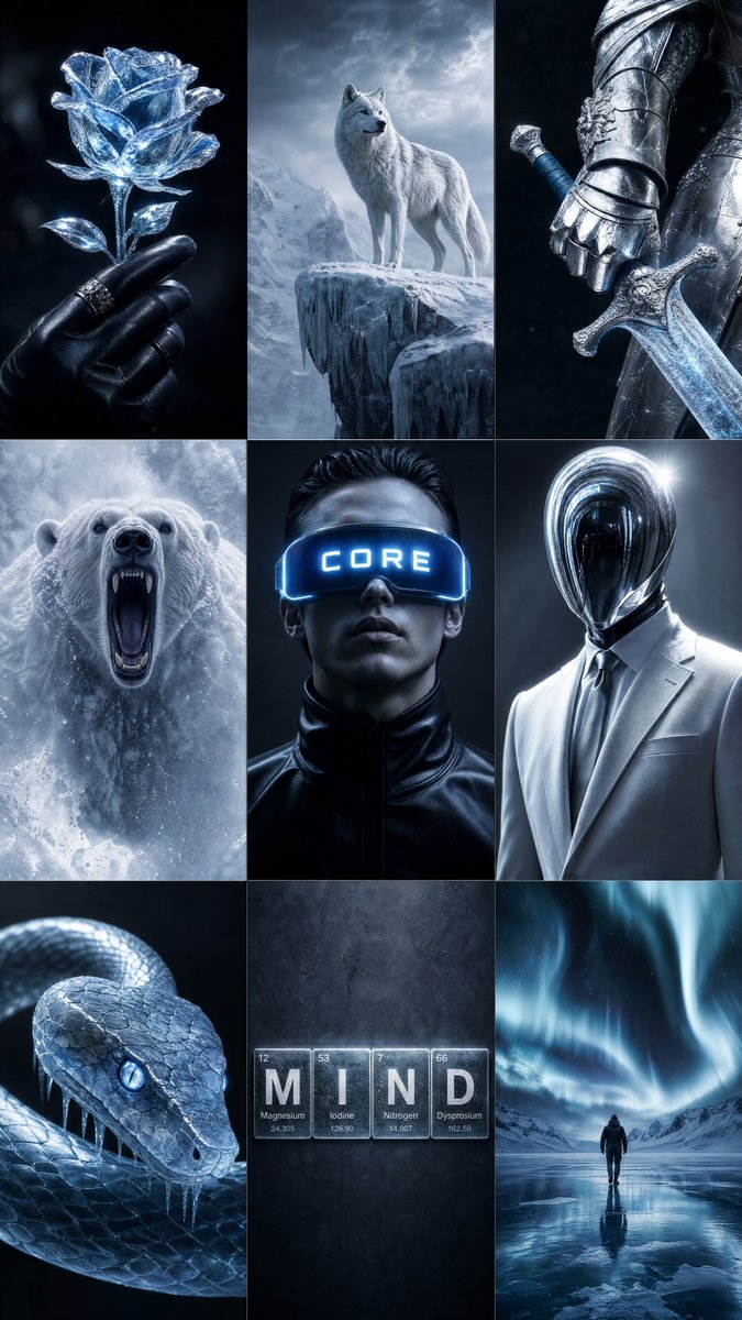 Icy Silver Luxury Mood Board