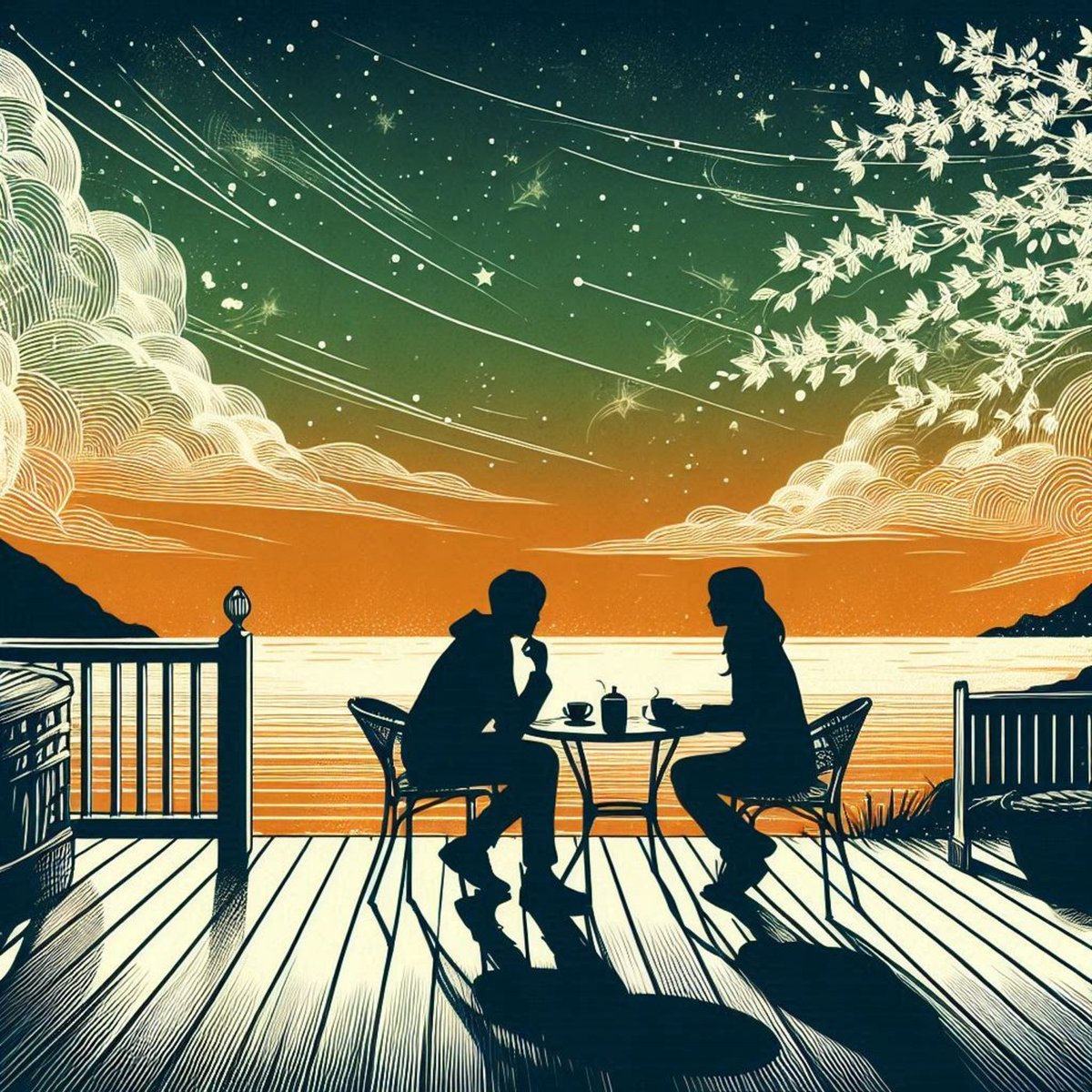 Romantic Sunset Terrace Album Cover