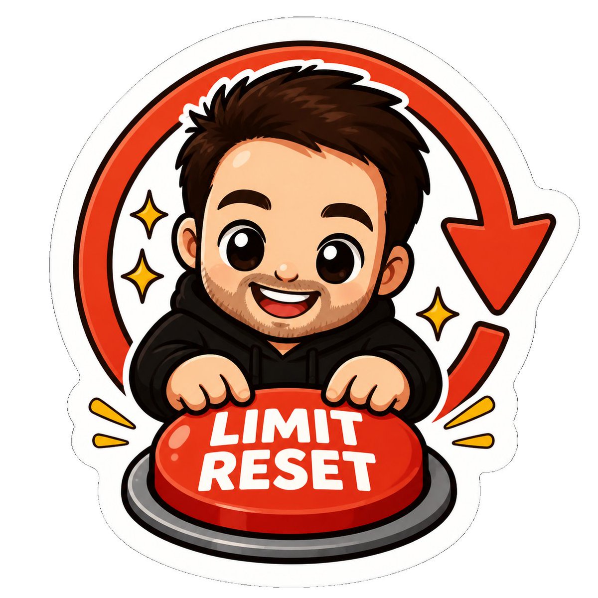 Limit Reset Chibi Sticker