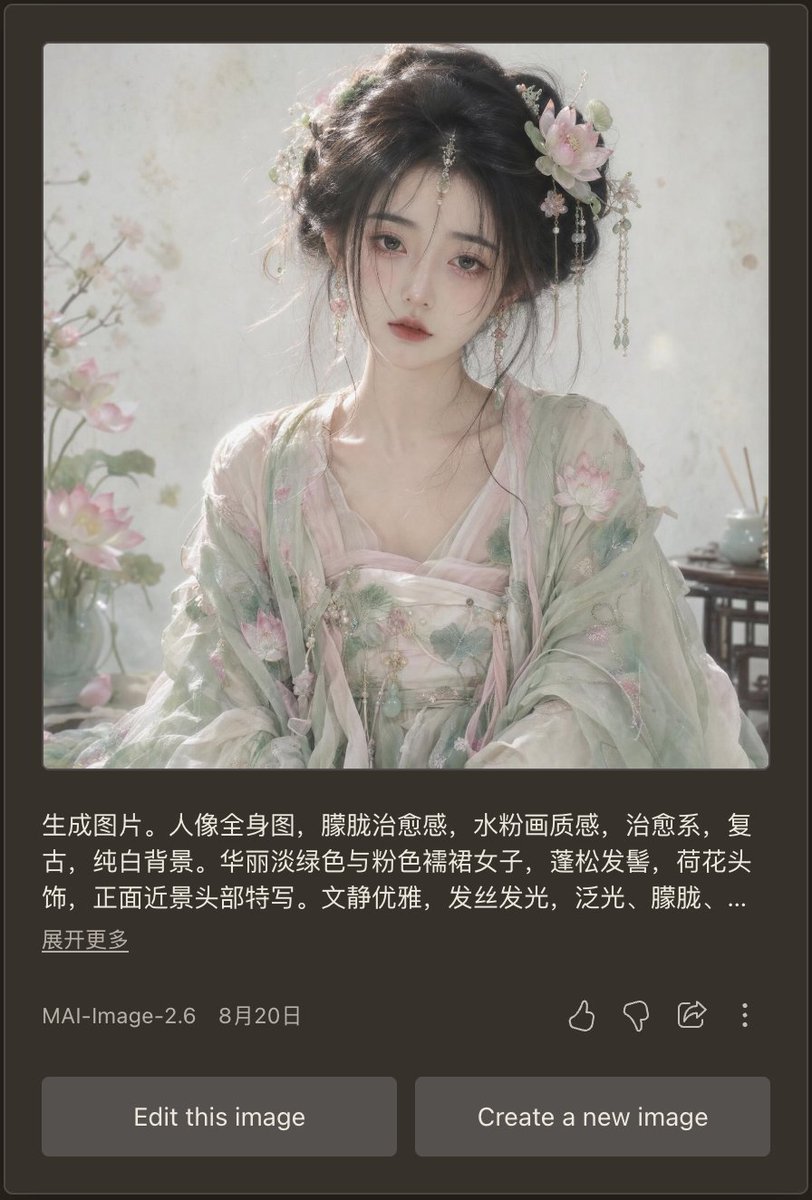 Dark Mode AI Portrait Result Card
