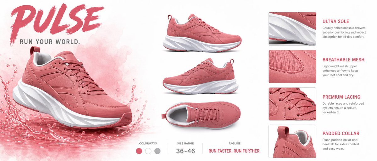PULSE Sneaker Product Sheet