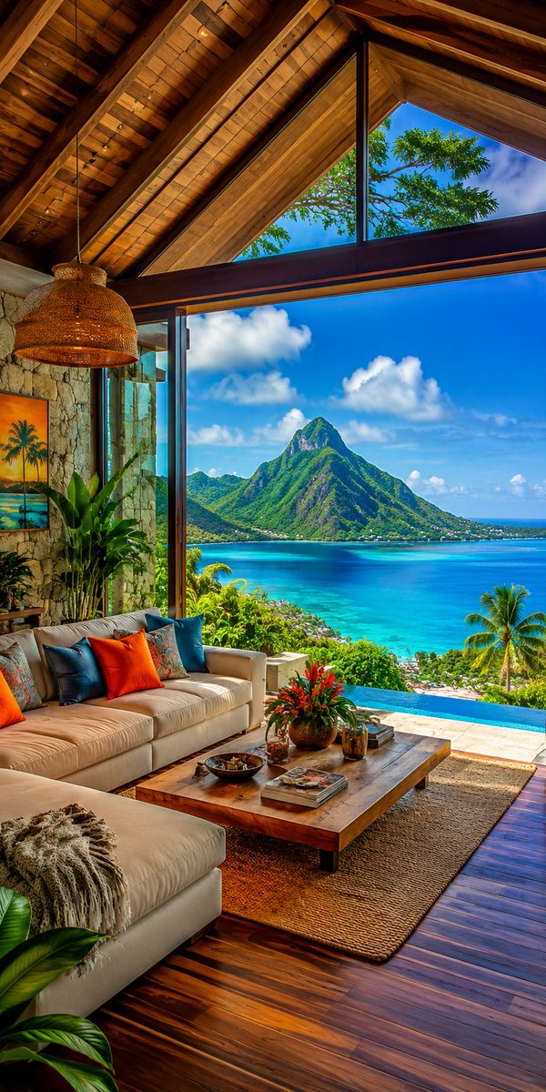 Luxury Modern Tropical Living Room