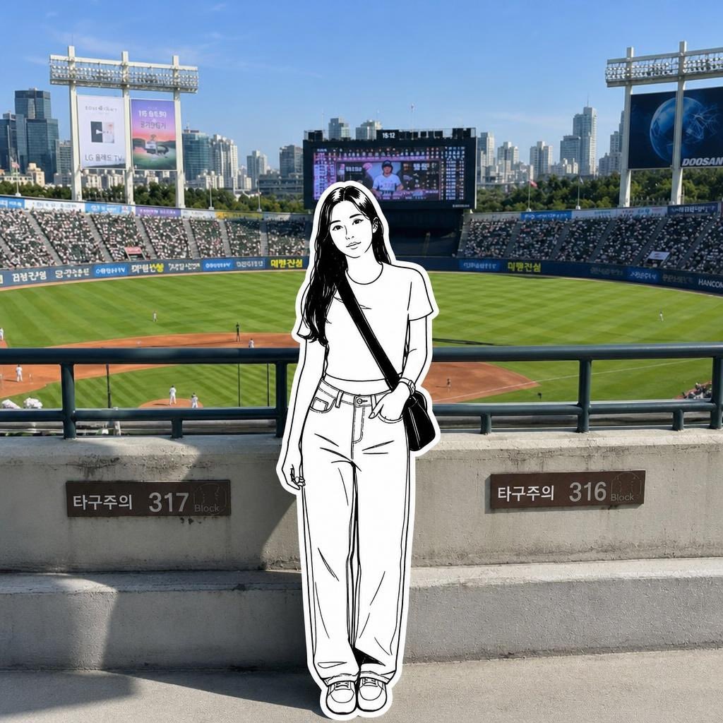 Anime Doodle and Real Photo Fusion