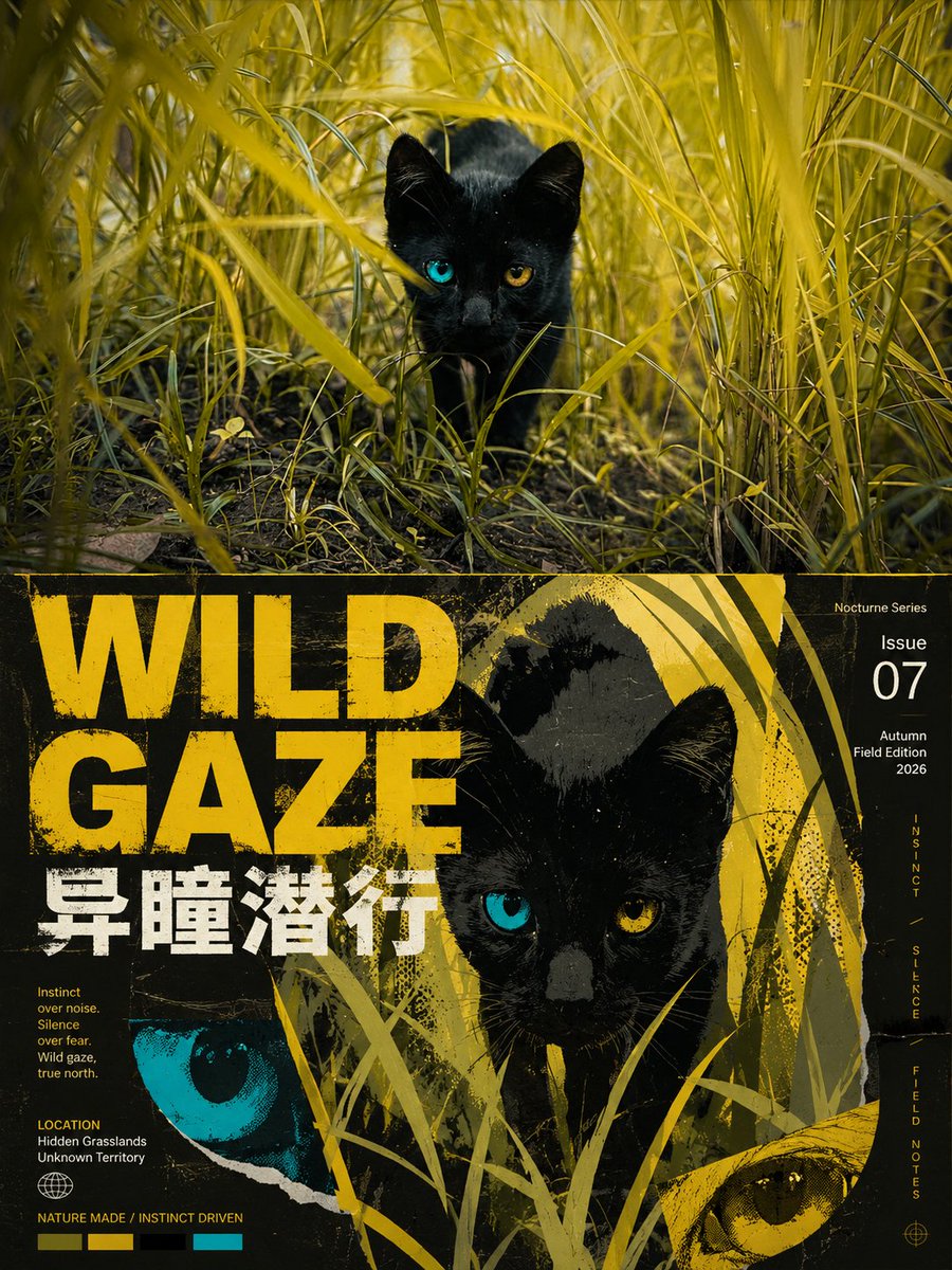 Editorial Fashion Magazine Poster