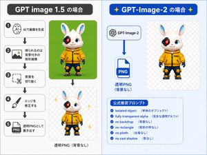 GPT-Image-2 Transparency Prompting Guide — これは1枚の完成された絵ではなく、単体で使う素材です isolated object fully transparent alpha no backdrop no rectangle no plinth no cast shadow