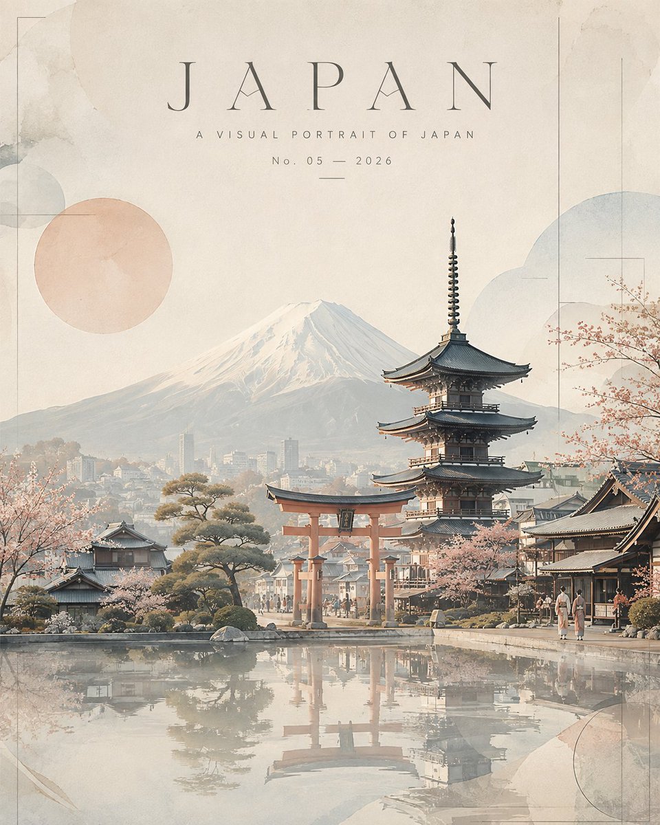 Contemporary Travel Editorial Poster