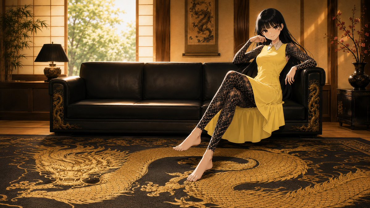 Anime Dragon Lounge Wallpaper