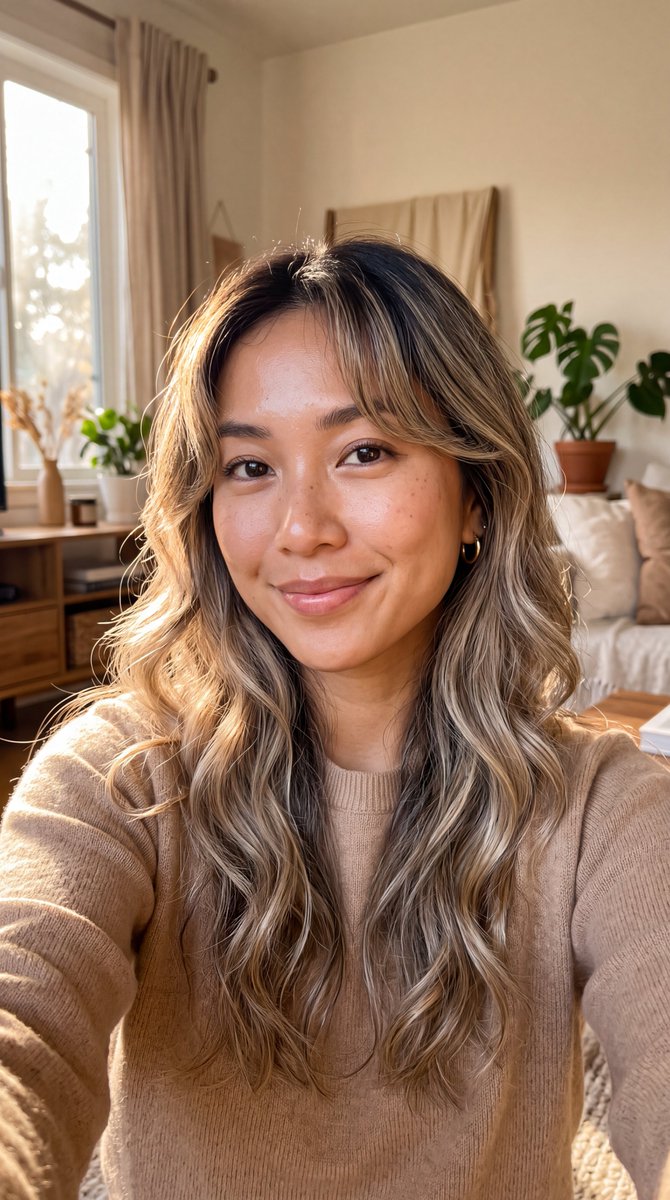 Profile / Avatar - Balayage Hair Golden Hour Portrait - Image 1