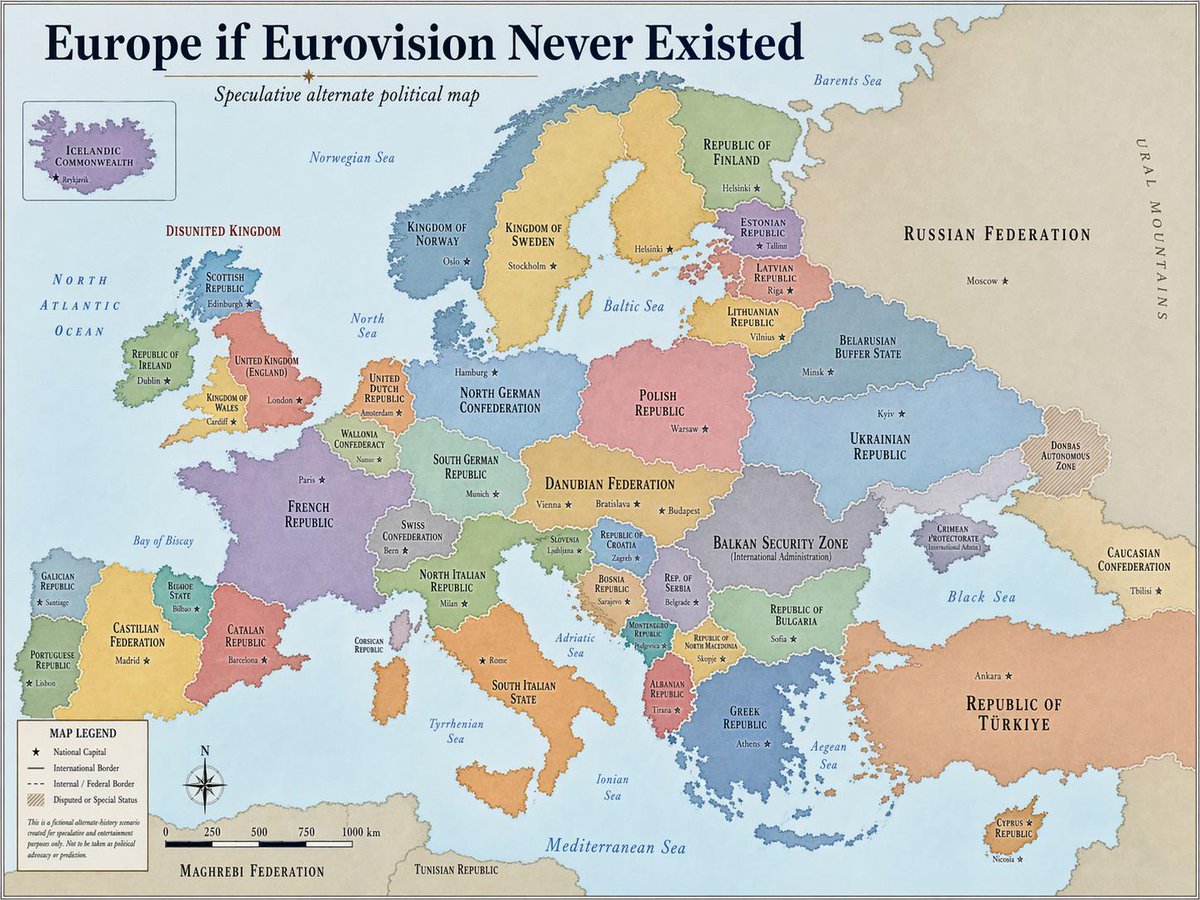 Alternative History Europe Political Map