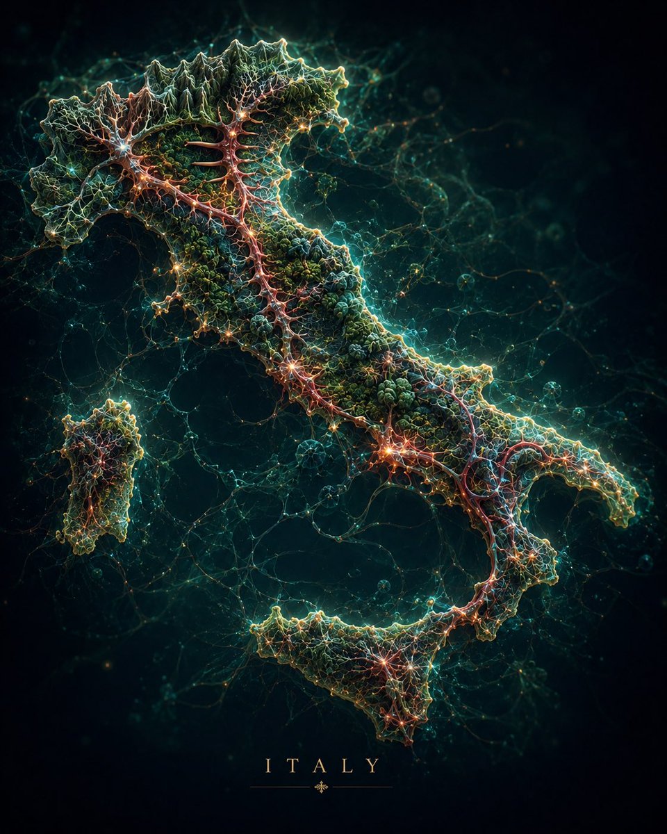 Surreal Biological Travel Poster