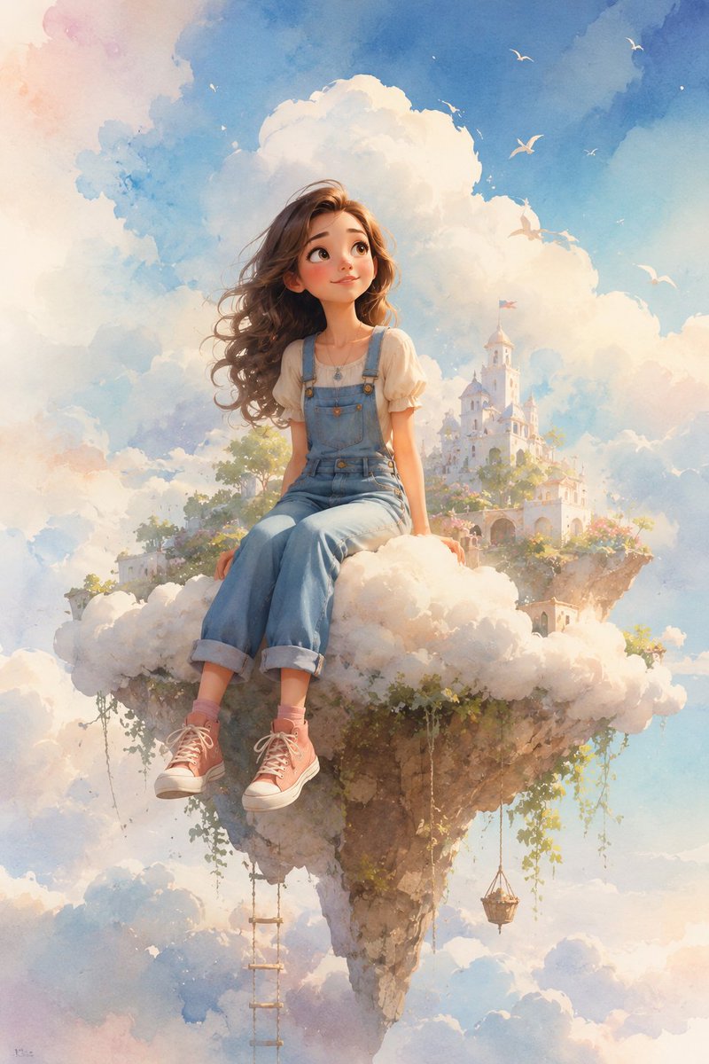 Dreamy Whimsical 3D Cartoon Render