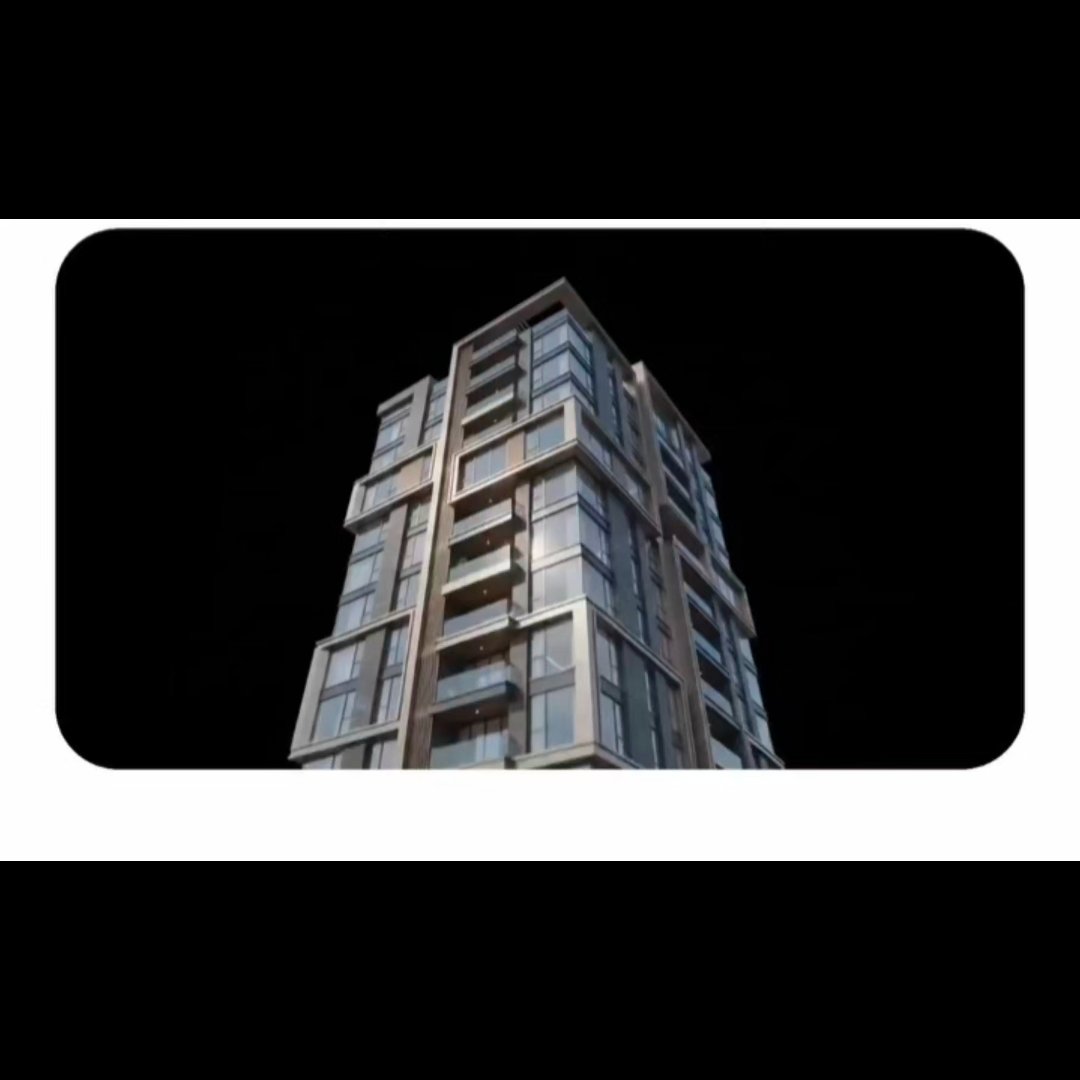 Luxury Tower in Rounded Video Frame