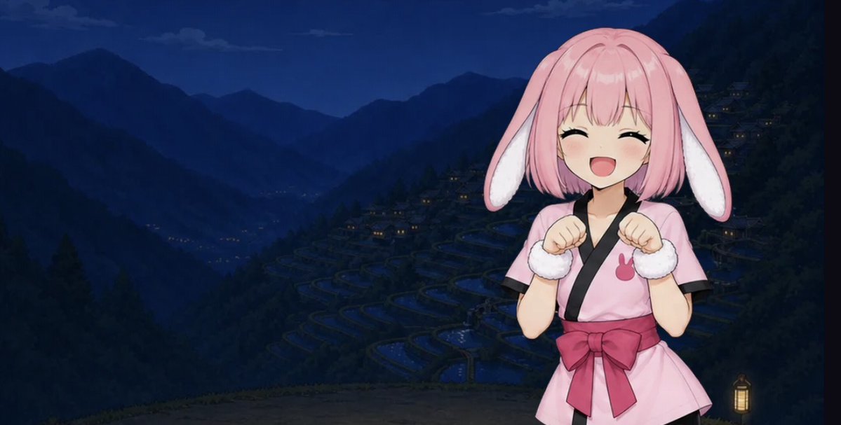 Anime Game Scene Character Expansion reference image 1