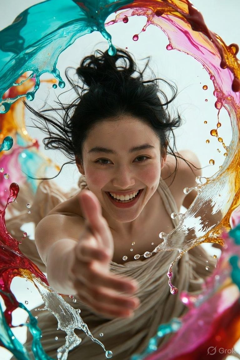 Game Asset - Cinematic Liquid Splash Portrait - Image 1