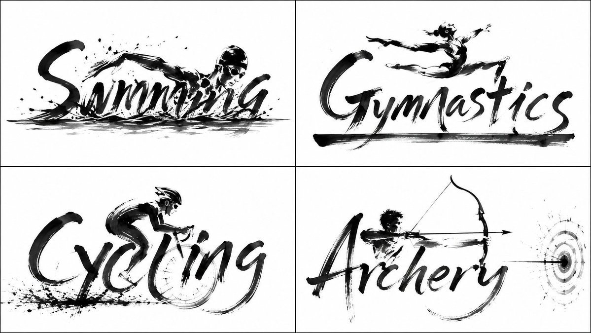 Calligraphic Sports Grid System