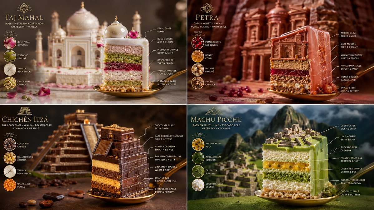 Edible World Wonder Cakes