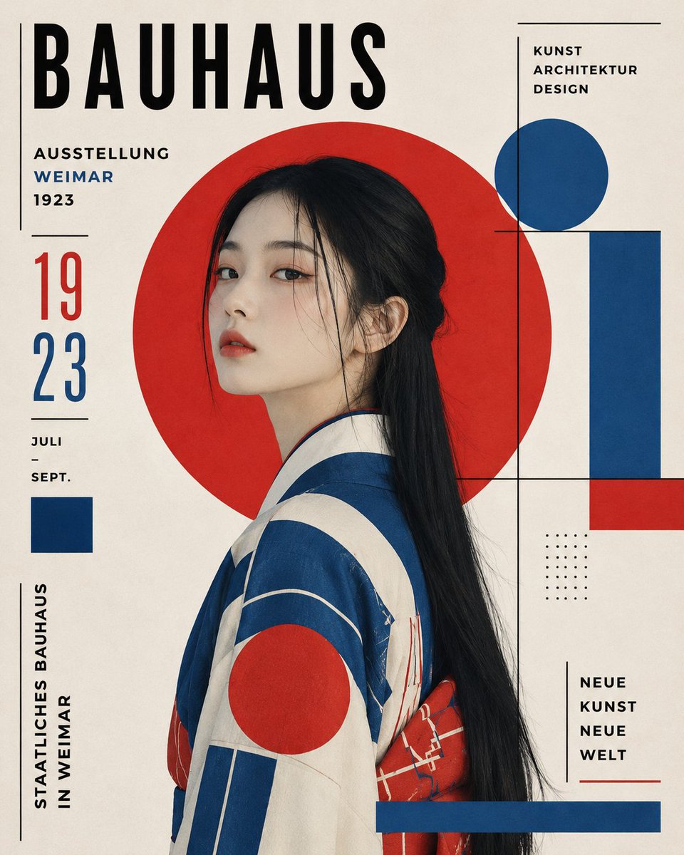 Bauhaus Typography Poster Design