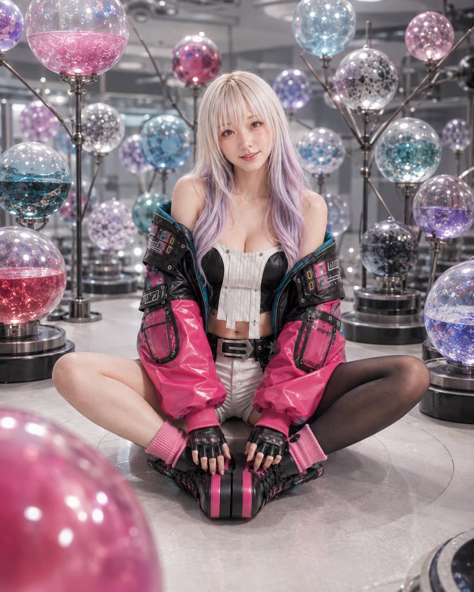 Cyberpunk Technical Bomber Jacket