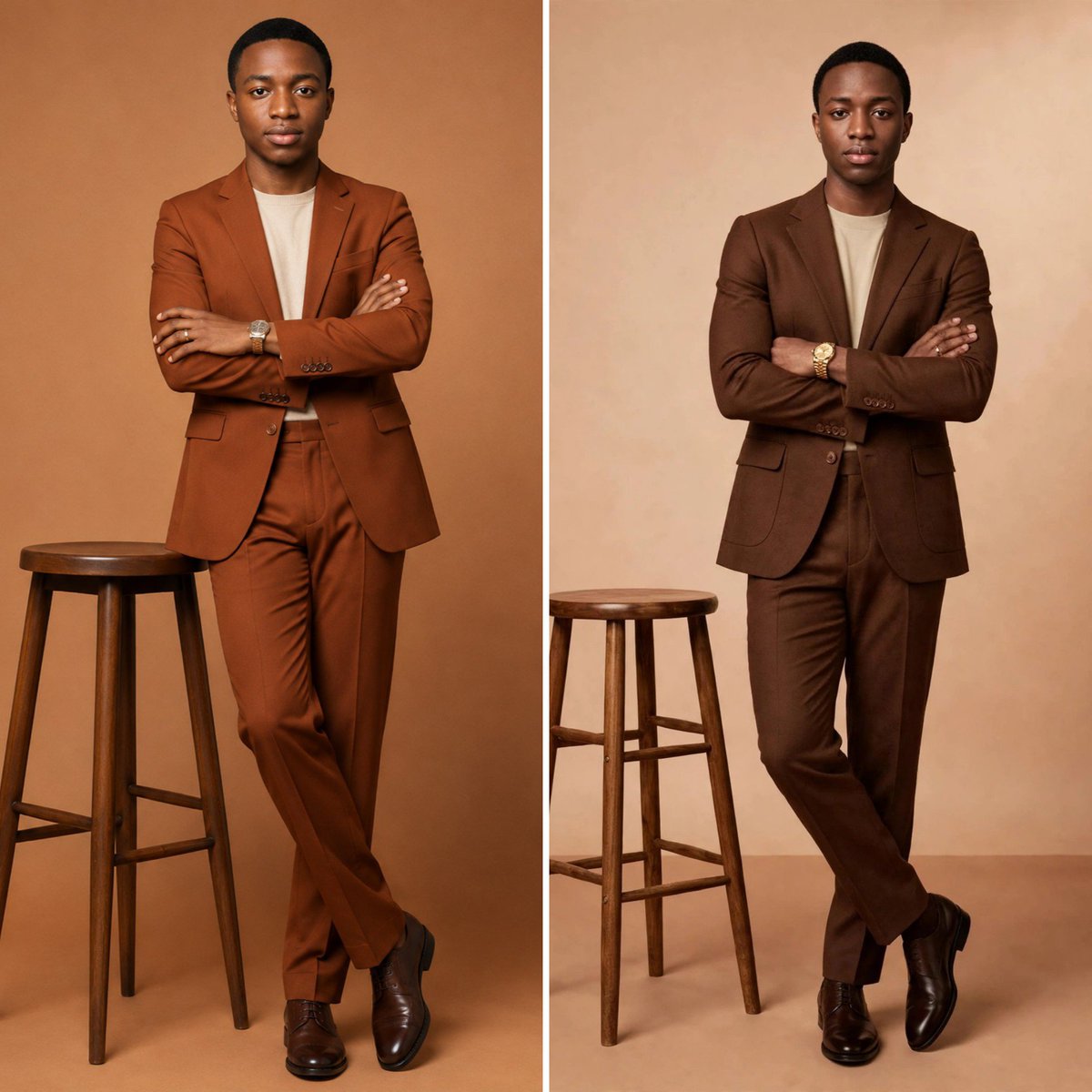 Luxury Men's Fashion Diptych