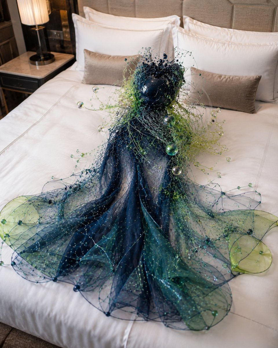 Product Marketing - Futuristic Ikebana Couture Dress - Image 2