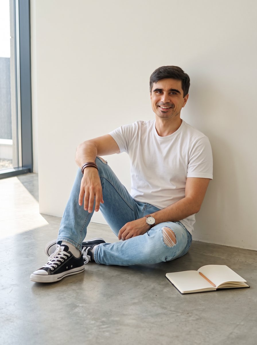 Social Media Post - Minimalist Indoor Lifestyle Portrait - Image 2