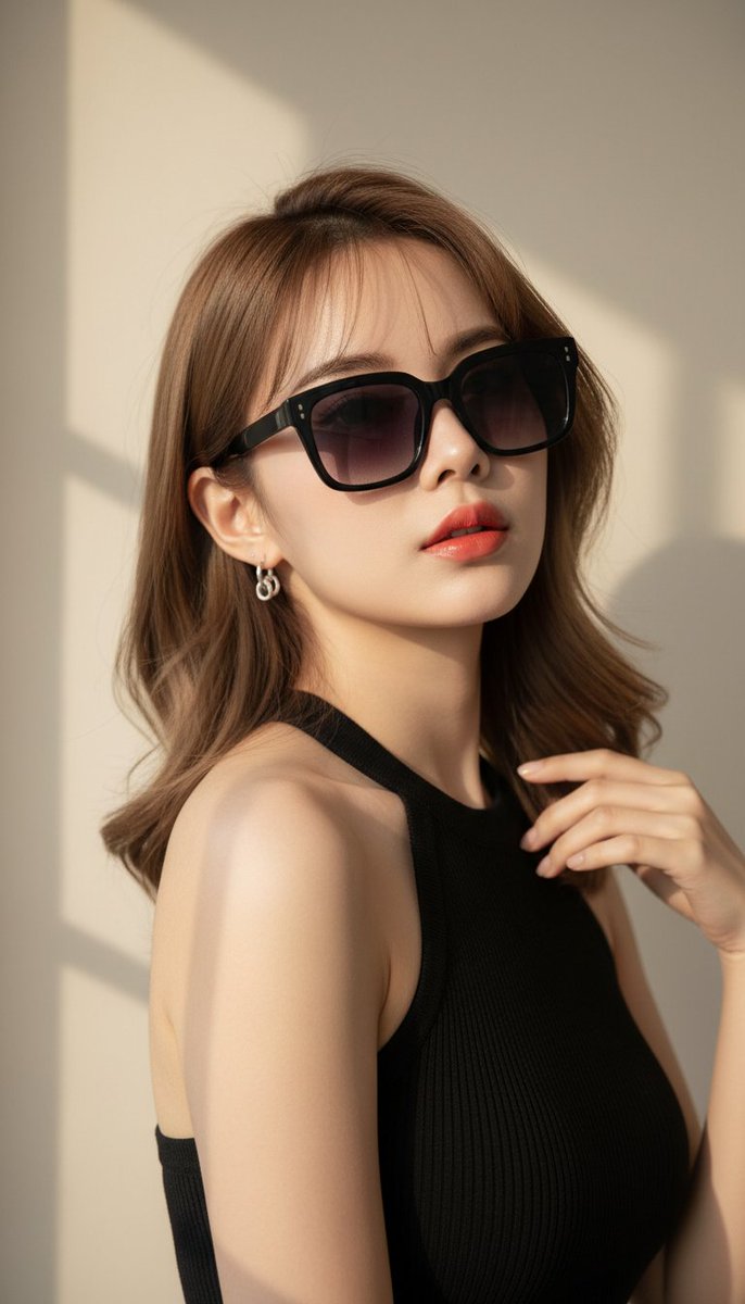 Profile / Avatar - East Asian Woman in Ribbed Halter Top - Image 2