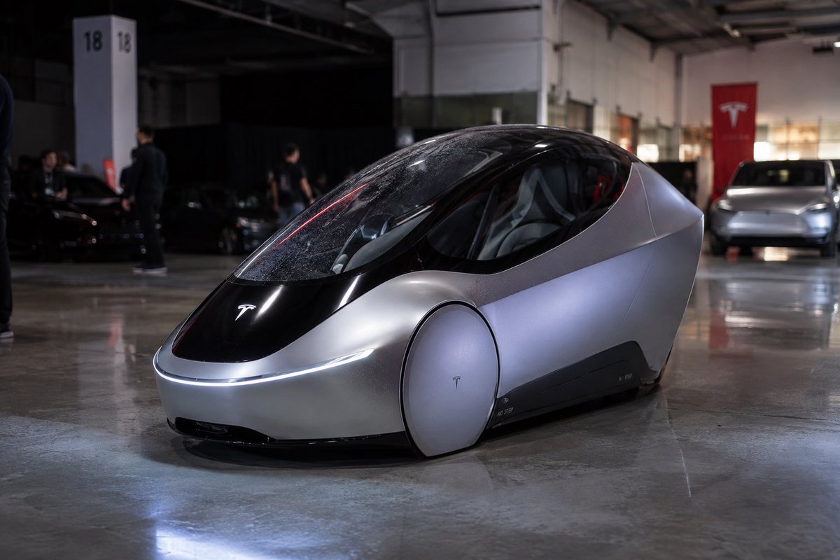 Product Marketing - Photorealistic Tesla Autonomous Prototype - Image 1